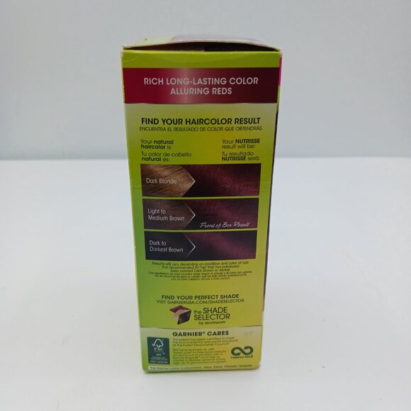 Garnier Nutrisse Nourishing Color Creme #56 Medium Reddish Brown With Avocado - Picture 5 of 8